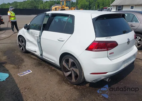 2019 Volkswagen Gti S/Se/Autobahn/Rabbit Edition из США, поврежденный, VIN 3VW6T7AUXKM034813